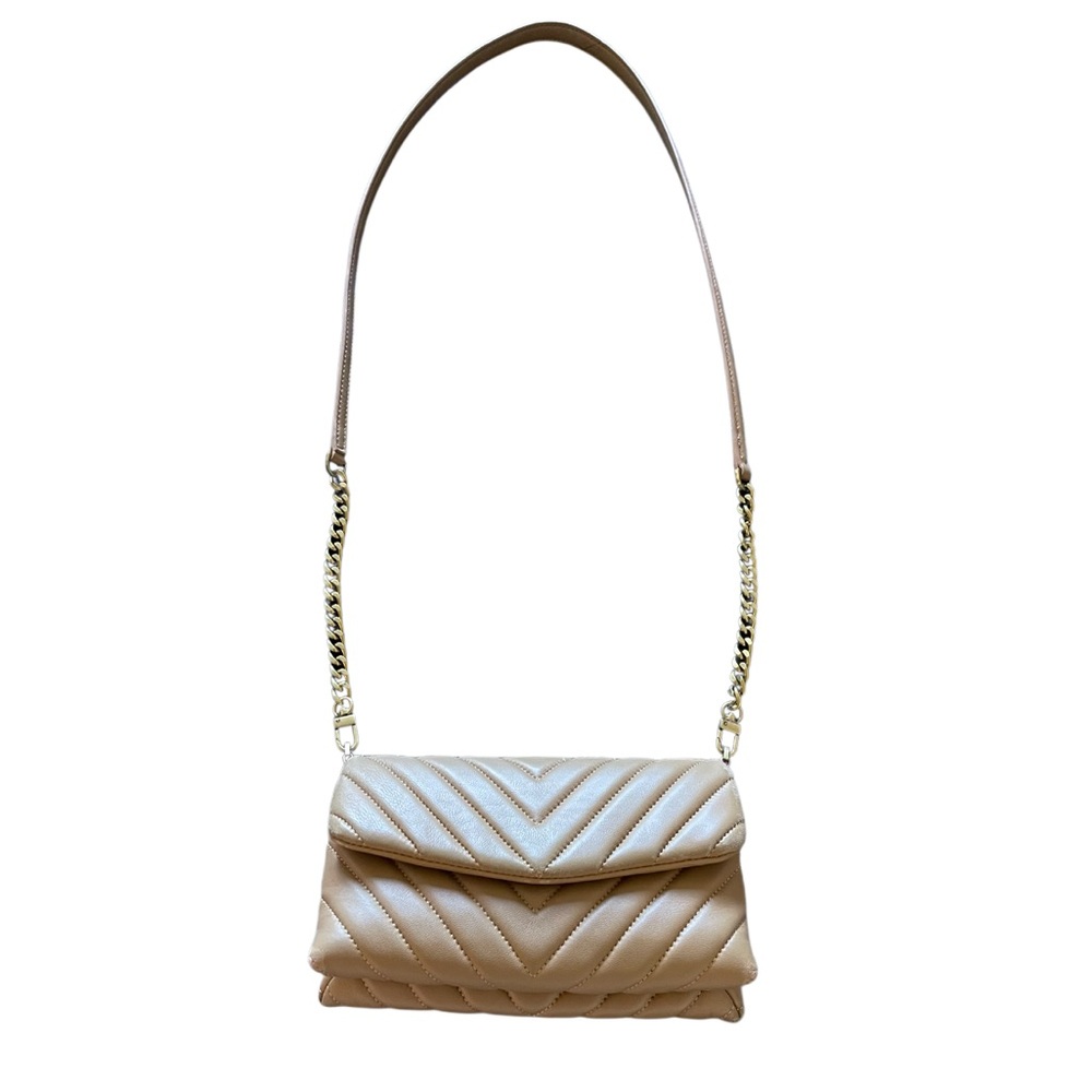 Italian Leather Tan Crossbody Wallet Purse